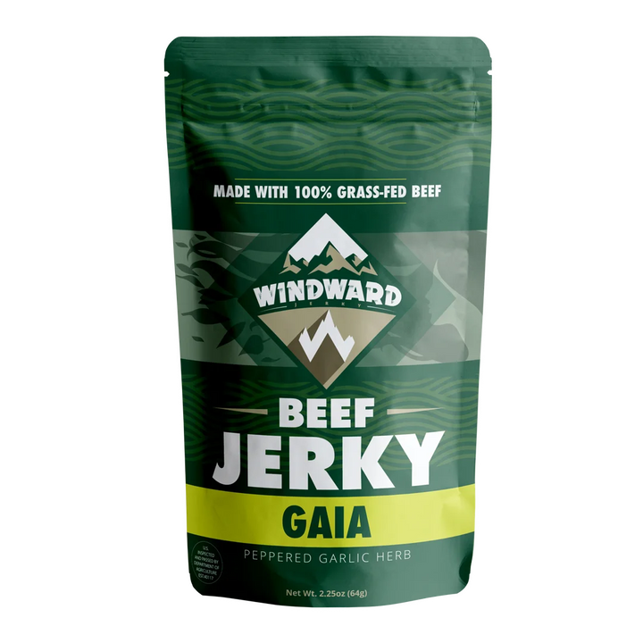 Gaia (Peppered Garlic Herb Grass-fed Beef Jerky)