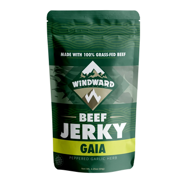 Gaia (Peppered Garlic Herb Grass-fed Beef Jerky)