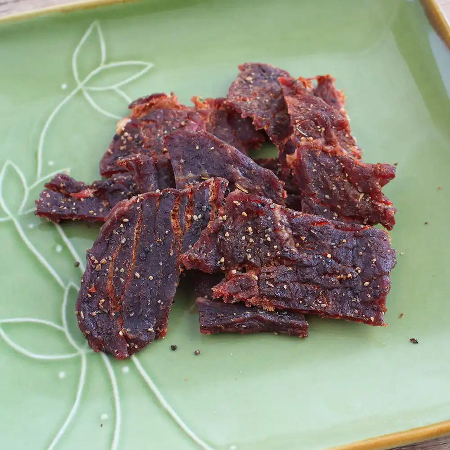 Gaia (Peppered Garlic Herb Grass-fed Beef Jerky)